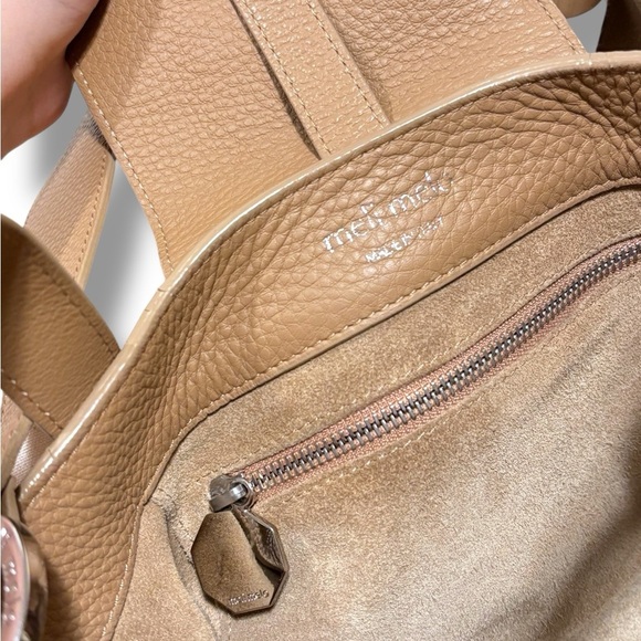 Meli Melo Rose Thela Cafe Latte Brown Leather Boho Hobo Purse Bag - Picture 11 of 16